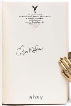 Charles Bukowski / Run with the Hunted Signed limited edition 1st Edition 1993