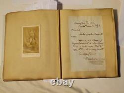 Charles Dickens in 2nd Duke of Wellington Personal Autograph Photo Royal Album