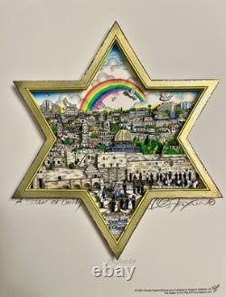 Charles Fazzino 3D Artwork A Star of Unity Sold Out Deluxe Limited Edition