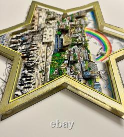Charles Fazzino 3D Artwork A Star of Unity Sold Out Deluxe Limited Edition