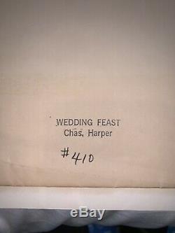 Charley Charles Harper Wedding Feast 1973 Serigraph 410/1500 Signed