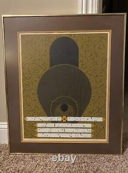 Charley Harper Limited Edition Framed Print-Dam Diligent-Beaver-Signed/Numbered