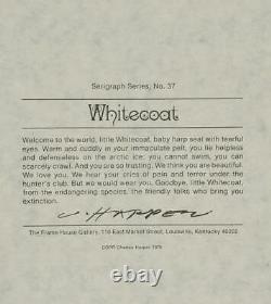 Charley Harper Limited Edition Serigraph Whitecoat