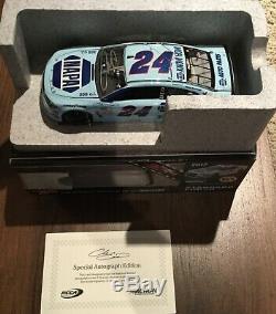 Chase Elliott #24 Napa Darlington Throwback Autographed 2017 Ss #39 Of 48