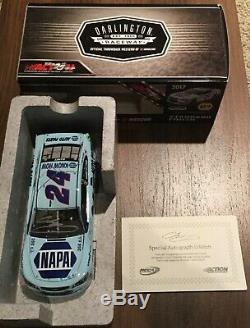 Chase Elliott #24 Napa Darlington Throwback Autographed 2017 Ss #39 Of 48