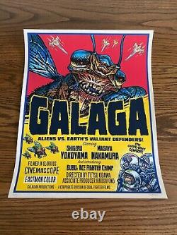 Chet Philips Galaga Limited Edition Video Game Print Signed Nt Mondo