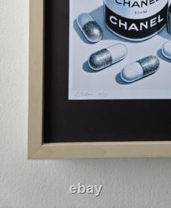 Chiara Bellini + Chanel Comfort Pills Original Hand Signed Print Ltd Ed COA