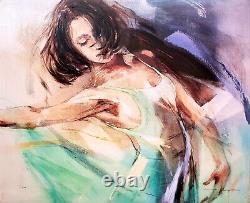 Christine Comyn'Orchid' Limited Edition Giclee on Canvas Hand Signed 86/100
