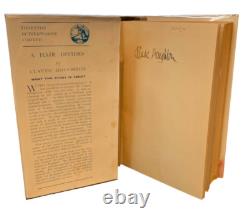 Claude Houghton / A Hair Divides Signed 1st Edition 1930