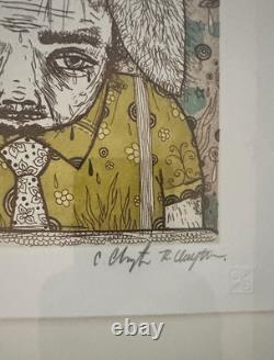 Clayton Brothers RARE limited edition, signed and embossed print