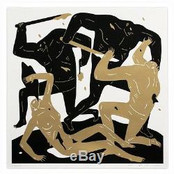 Cleon Peterson Into Sun Gold Mondo Justice Obey Shepard Fairey Judgment Trump