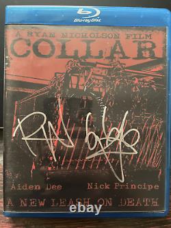 Collar BLU SIGNED Ryan Nicholson Plotdigger Films Limited Edition Horror Gore
