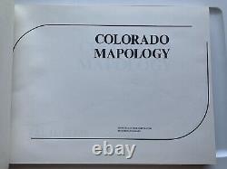Colorado Mapology by Er H. Ellis (SIGNED, LIMITED EDITION) Oversize Hardcover