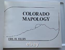 Colorado Mapology by Er H. Ellis (SIGNED, LIMITED EDITION) Oversize Hardcover