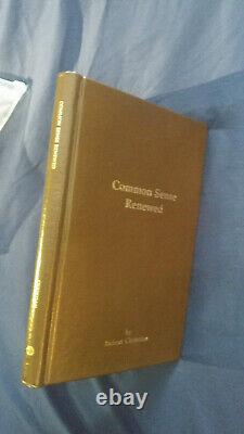 Common Sense Renewed by Robert Christain (Leather bound, Signed # 98/100)