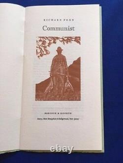 Communist Signed Limited Edition By Richard Ford