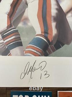 DAN MARINO Autograph Litho Print Limited Edition Signed Numbered by Artist