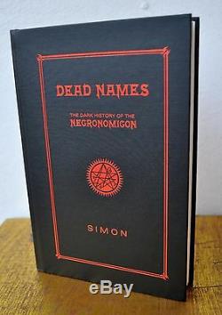 DEAD NAMES Signed Edition Simon Necronomicon Ltd Ed 1/350 Qliphoth Grimoire RARE