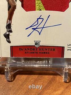 DEANDRE HUNTER 2019-20 National Treasures EMERALD RPA Rookie Patch Auto RC #3/5