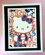 DEATH NYC Hand Signed LARGE Print COA Framed 16x20 Hello Kitty Yayoi Kusama #4
