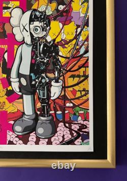 DEATH NYC Hand Signed LARGE Print Framed 16x20in COA KA WS PERSONAGE Pop Art @