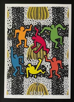 DEATH NYC Hand Signed LARGE Print Framed 16x20in COA KIEITH HARING Pop Art @