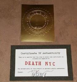 DEATH NYC ltd ed signed LG street art print 45x32cm fashion doir paris X banksy