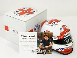 DRM Exclusive Signed Jenson Button 2009 Silverstone 12 Helmet. Limited Edition