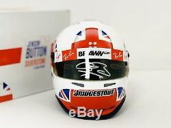 DRM Exclusive Signed Jenson Button 2009 Silverstone 12 Helmet. Limited Edition