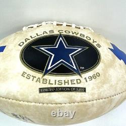 Dallas Cowboys Limited Edition Autographed Signed Football Randal Williams + 92