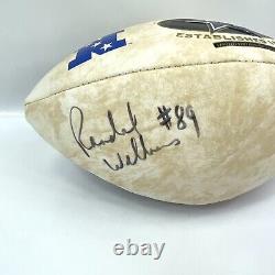 Dallas Cowboys Limited Edition Autographed Signed Football Randal Williams + 92