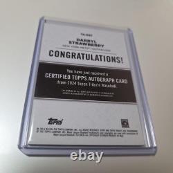 Darryl Strawberry Limited Edition Autographed MLB Card Topps 150 Only