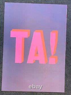 Dave Buonaguidi Ta! ULTRA Rare Signed Limited Edition for charity London Show