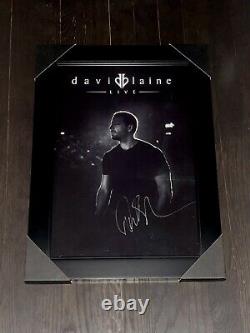 David Blaine Live Signed 21 X 15 Limited Edition VIP Poster Rare Autographed