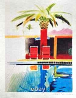 David Hockney Lithograph COA Original Signed Hand Numbered Limited Edition