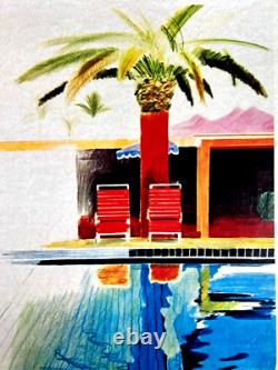 David Hockney Lithograph COA Original Signed Hand Numbered Limited Edition