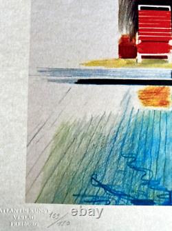 David Hockney Lithograph COA Original Signed Hand Numbered Limited Edition