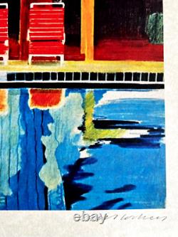 David Hockney Lithograph COA Original Signed Hand Numbered Limited Edition