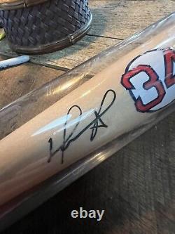 David Ortiz Big Papi Autographed Limited Edition Baseball Bat 12/34 JSA COA