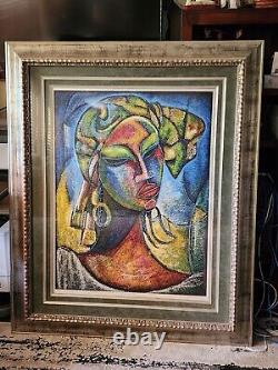 Deborah Limited Edition Serigraph Signed & Numbered by William Tolliver Framed