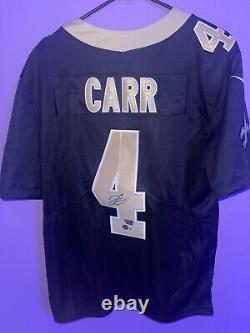 Derek Carr Limited Edition Saints Signed Jersey