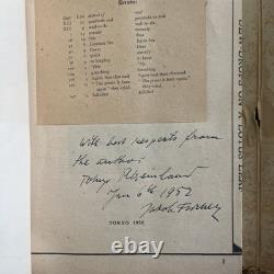 Dewdrops On A Lotus Leaf By Jakob Fischer SIGNED Tokyo 1950 Paper Cover