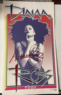 Diana Ross Signed Limited Edition Poster 139/500