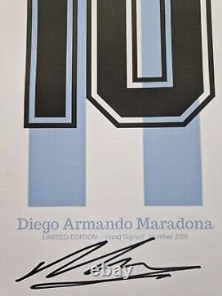 Diego Maradona Signed Authentic Limited Edition Autograph