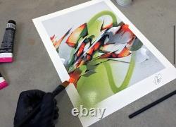 Digital Does SOLD OUT Graffiti Limited Edition Print Hand Embellished SIGNED