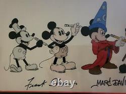 Disney Sericel Mickey Through The Years. Limited Edition. Autographed