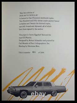 Dolan's Cadillac SIGNED by STEPHEN KING Mint Lord John Limited Hardback 1/1000