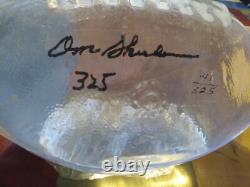 Don Shula Limited Edition 325 Autographed Fullsize Crystal Football