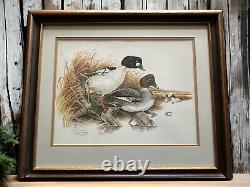 Don Whitlatch Limited Edition Signed Lithograph Goldeneye Duck 263/1500