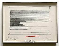 Donald Judd 1973 Signed Numbered Print Ltd. Edition Framed MOMA Retrospective